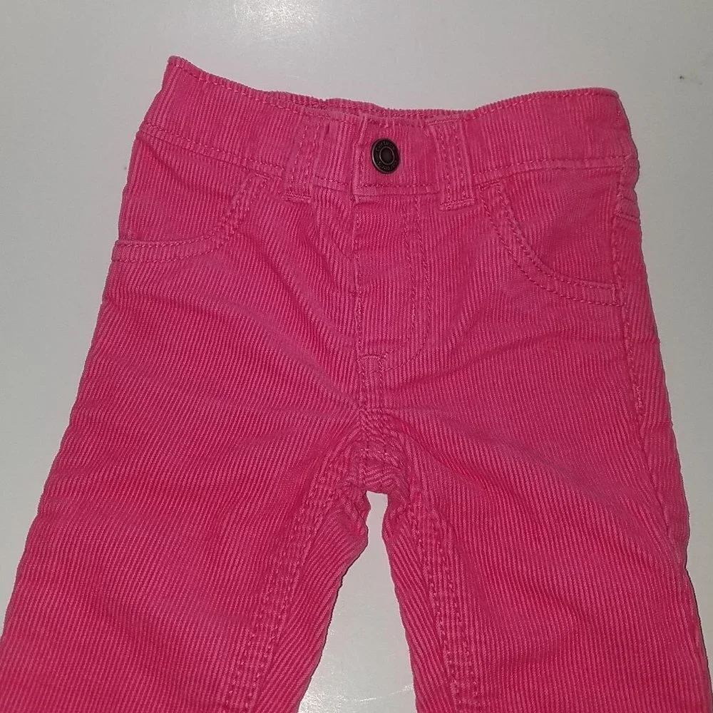Carter's Solid Pink Corduroy Pants Baby Girl 3 Months Infant